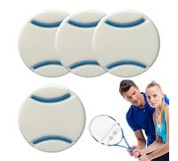 Generico Ammortizzatore per Racchetta da Tennis - Dispositivo Ammortizzante in Silicone Compatto 4X | da Tennis Portatili da 2,5x0,7 cm, smorzatore di Vibrazioni per Racchette da Squash, Regalo per g