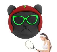 Generico Ammortizzatore per Racchetta da Tennis in Silicone - Ammortizzatore Decorativo per Cartoni Animati, Cuscinetti riduttori di Vibrazioni durevoli | protettivi da Tennis per alleviare Le Artico