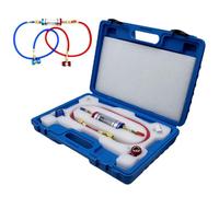 Generico Analizzatore Olio AC,Controllore Olio Refrigerante per Aria Condizionata Auto | Kit Strumenti con Regolatore per Monitoraggio in Reale E Manutenzione