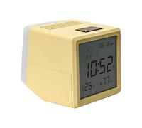 Generico ANCHE CLOCK COLLE - 7 × 3,27 In LUNG COLLO CHIEDI, COLLO DI UMIDITÀ DI TEMPERATURA, ALLARME CON LUCE | Calendario Per L'umidità Della Temperatura Per Bambino Adolescente Per Adulti, Asilo Da
