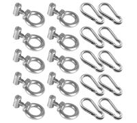 Genérico Ancoraggio a occhiello per montaggio su guida per kayak - Ancoraggio verticale per binario per fissaggio - Reggiseno per corde da kayak piragua barca tenda campeggio