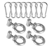 Genérico Ancoraggio Occhiello Montaggio Su Guida per Kayak | Ancoraggio Occhiello Verticale per Montaggio Su Binario | Fissaggio E Per Veicoli Tende Roulotte Avventure All'aperto