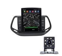 Generico Android 10.0 Car Stereo GPS Navigation for Jeep Compass - 9'' Multimedia Player with FM, DSP, WiFi, SWC & Rear Camera, 1+16GB, Enhanced Driving Experience
