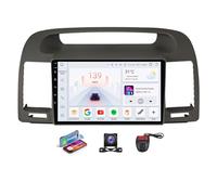 Generico Android 13 Touchscreen Autoradio da 9 Pollici con Touch Screen multimediale CarPlay DSP Navigazione GPS Navi Radio Dab+ Bluetooth Telecamera DVR per Toyota Camry 5 XV 30 2001-2006(B NF-4)