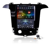 Generico Android 14 Touchscreen Autoradio for Ford S-Max Galaxy 2007-2015, 12.1" CarPlay & Android Auto, Bluetooth, WiFi, GPS, FM/RDS, Hi-Fi, SWC+AHD Reverse Camera