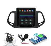 Generico Android 15 Jeep Compass Autoradio GPS Navigation (2017+) 9.7" Touchscreen Multimedia Player, Wireless Carplay, FM Receiver, Bluetooth 5G WiFi, HiFi SWC DSP Mic, 8G+128G Storage