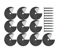 Generico Anelli di Pacciame Alberi | Protettore per Anello di Pacciame da Giardino con Chiodi da Terra,Copertura di Protezione Radici - per Giardino Paesaggio Cortile Prato Aiuola Recinto