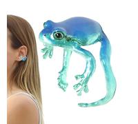 Generico Anelli di rana, anello di rana | Anelli stravaganti | Aperti regolabili divertenti gioielli con le dita a tema naturale per donne ragazzi ragazze amanti degli animali
