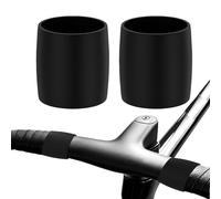Generico Anelli in silicone per manopole | Cappio Elastico Silicone Estensibile Fissaggio 2 Pezzi - Nastro Manubrio Bici Da Strada - per pendolarismo touring ciclismo su strada