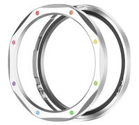 Generico Anello della lunetta dell'orologio per Xiaomi Watch S4, copertura dell'anello dell'orologio antigraffio (2)