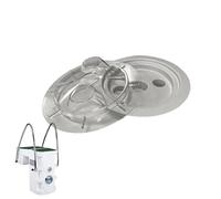 Generico Anello di Supporto per cestello per Skimmer per Piscina - ABS 25x25x5 cm | Accessorio per Filtro Interno ed Esterno, Supporto per detriti Montato a Parete - Parte del di Pulizia della p
