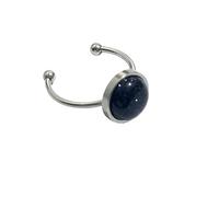 Generico Anello Donna Regolabile, Anelli Di Cristallo Chakra Anello Dell'Eternità Con Pietre Preziose Anello Aperto Reiki Balance Gioielli Boho Ipoallergenici Regalo Di San Vale