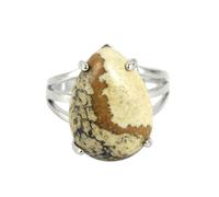 Generico Anello Donna Regolabile, Anelli Di Cristallo Chakra Per Donna, Anello Dell'Eternità Con Pietre Preziose E Bilanciamento Reiki, Gocce D'Acqua, Cristalli, Anelli Con Pietre Preziose, Gioiell