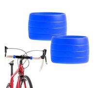 Generico Anello Fissaggio Nastro Manubrio in Silicone - Fascetta Coprigrip Antiscivolo per Nastro Manubrio,Fascette Regolabili Universali per Manubri Bici Utilizzo Ciclismo Touring Spostamenti