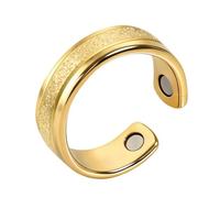 Generico Anello Magnetico Uomo Gioielli in Lega Eleganti a Design Aperto