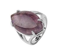 Generico Anello Regolabile Donna, Anelli Grandi E Massicci In Pietra Marquise Per Uomo E Donna, Anello Di Cristallo Chakra Regolabile, Gioielli Fatti A Mano Per Uomo E Donna, Regalo Per San Valentin