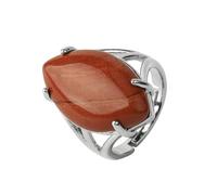 Generico Anello Regolabile Donna, Anelli Grandi E Massicci In Pietra Marquise Per Uomo E Donna, Anello Di Cristallo Chakra Regolabile, Gioielli Fatti A Mano Per Uomo E Donna, Regalo Per San Valentin