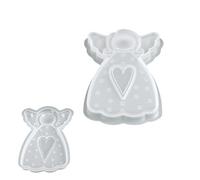 Generico Angel per Resina, Stampo in Silicone Natalizio per Cemento, Forma per Resina Epossidica Natalizia, per Laboratori Artigianato Domestico Insegnanti d'Arte Appassionati Designer
