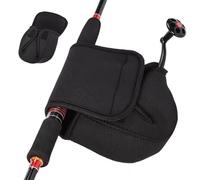 Generico Angelrollen Tasche | Rollen Hülle | Rollen Aufbewahrung - Stoff M/L Wasserdicht Robust Tragbar Schutz | Angelrolle Tasche Salzwasser Süßwasser Organizer | See Fluss Teich Boot Outdoor