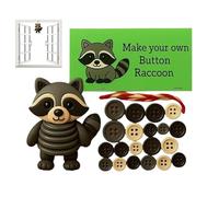 Generico Animal Buttons Ornament - ABS 2 inch | Rabbit Resin Buttons with 3D Craft Design, Funny Holiday Decor, DIY Supplies, Rabbit Buttoñs for Craft Easter | Home Shelf Car Office