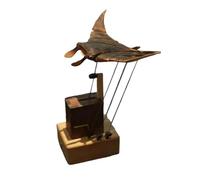 Generico Animal Figurines - Handmade Manta Ray Motion Figures for Realistic and Decorative, Detailed Sculptures with Lightweight Design, Home Decor for Porch, Indoor, Shelf, Holiday, Birthday, Desk