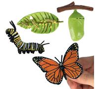 Genérico Animal Life Cycle Figurines Kit - PP| Educational Figures Kit | Simulated Life Cycle Figurines of All Kinds of Realistic Growth Stage Model Toy Set | For Kids Science Aids