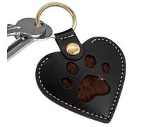 Generico Animal Memorial Accessory - Preservation Fob for Wife | Handcrafted Stitched Pouch with Secure Closure & Gold Plated Hardware for Backpacks, Totes, Suitcases and Travel Bags