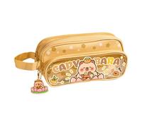Generico Animal Pencil Case, Large Capacity Pouch, Zippered Pen Organizer, Aesthetic Supplies Holder, Travel Stationery Storage, Classroom College Library Use, 8.6×3.1×3.9 inches