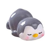 Generico Animal Penguin Figura - Mini figurina in resina carina per artigianato e decorazioni | Statua di di colore brillante per progetti fai -da -te, da giardino, display di serbatoi
