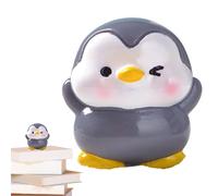 Generico Animal Penguin Figura - Mini figurina in resina carina per artigianato e decorazioni | Statua di di colore brillante per progetti fai -da -te, da giardino, display di serbatoi