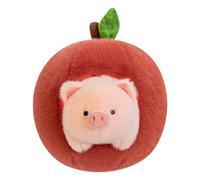 Generico Animal Plush Doll, Animal Throw Pillow with Fruit House, Cute Plushy Decoration, Soft Sleeping Companion, Ideal for Kids and Adults, Bedroom, Nursery, Living Room, Travel Comfort