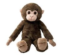 Generico Animal Plush Doll - Realistic Snug Decor Piece, 24cm Sitting Height Stuffed Macaque, Charming Decorative Living Room Prop, Soft Weight 110g Travel Companion | Ape For Adults & Children