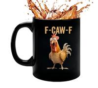 Generico Animal Tea Cup - Rooster Mug | Funny Animal Themed Ceramic Mug | Themed Ceramic Mugs Sets Funny For Women Mother Lady Farm Kitchen Breakfast Morning Animals Lover's