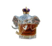 Generico Animal Whiskey Bottle, Elephant Wine Decanter, Glass Liquor Container, High Transparency Display Piece, Funny Decorative Ornament for Husband, Dad, Uncle, Boyfriend, Men’s Bar
