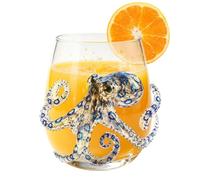 Generico Animal Whiskey Glass Clear Decorative Coffee Water Tumbler