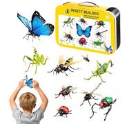 Genérico Animale 3D - Set di Assemblaggio a Slot - Puzzle | Decorazione per la Casa Soggiorno Libreria Mensola per Vetrina Espositiva