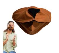 Generico Animale con copertura per il viso parlante, animale con copertura per il viso con falena mobile | per costumi con antivento - Giocattolo creativo per la del, caldo e antivento