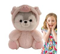 Generico Animale di Husky - Animale domestico trasformato Koala Maiale Dinosauro Peluche Lenitivo per dormire Bambole Husky | Koala Pig Fox Dinosaur Dolls, per dormire lenitivo, peluche per cani fa