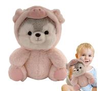 Generico Animale di Husky, Cute Creative Pet Trasformato Koala Pig Fox Dinosaur Peluche, Trasformare la bambola del cane del giocattolo della peluche della bambola husky, peluche cane husky farcito