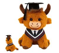Genérico Animale di peluche per laurea, 24,9 cm, bel ricordo, giocattolo per donne, uomini e bambini, per laurea e asilo e scuola secondaria e scuola