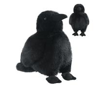 Generico Animale di peluchedi corvo, lussuoso decorazione della collezione di corri di corvo, lussuoso ornamento covo| Halween Raveen Decor, Design di animali in piedi per area di lavoro, soggiorno,
