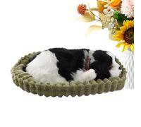 Generico Animale di realistico per cani dormono | Peluche per cuccioli con suono | Cane dorme, cane da compagnia, andare a, viaggiare, auto, regalo di Natale, asilo, giocattolo educativo