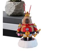 Genérico Animale stampato in 3D, statuetta da collezione creativa | Statuetta di Capibara con accessori magnetici per scrivania, decorazione della casa, esposizione dell'ufficio, idea regalo