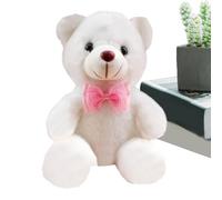 Generico Animali Di Peluche Con Luce Notturna - Orso Giocattolo Bianco Morbido E Abbracciabile | Orso Peluche - Per Bambini E Bambine Camera Dei Giochi Camera Dei Bambini Viaggio Seggiolino Auto