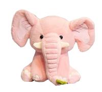Genérico Animali di peluche 'elefante peluche morbido e abbracciabile, con orecchie grandi, peluche di elefanti, giocattolo , 9,84 pollici, morbido, comodo per le statistiche