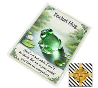 Generico Animali Tascabili | Ricevi Un Cartoncino Amico Abbraccio Animale,Figure Giocattolo Resina Famiglia per Compleanno Pasqua Natale Scuola Amici Auto