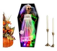Generico Animated Halloween Dancing Skeleton Coffin with Lights And Music