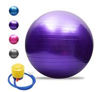 Generico Anti-burst Thickened Yoga Stability per Pilates Barre Physical Fitness Exercise PVC ispessito 2mm con capacità di carico 330lb include pompa ad aria allenamenti in palestra a casa e relax