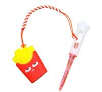 Generico Anti Lost Golf Tee, Cartoon Tees Ring, 3.27in Compact Food-Themed Accessory, Authentic Lightweight Design, Men Golfs Accessory for Father, Boyfriend, Beginners, Professionals