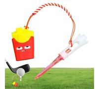 Generico Anti Lost Golf Tee Hanger, Tee Loss Prevention, 3.27 Inches Professionals Cute Food-Themed, Golfer Training Accessory for Practice Men Father Boyfriend Mother Dad Beginners